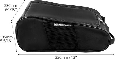 QWORK Golf Shoe Bag for Travel, Outdoor Zippered Shoe Carrier, Compatible with Various Shoe Sizes, Sport Shoes Bag Travel Shoe Bags in Kuwait