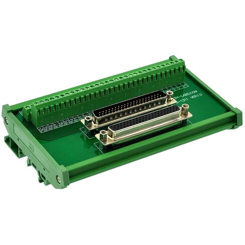 DIN Rail Mount DSUB DB62HD Male/Female Header Interface Module, D-SUB Breakout Board. in Kuwait