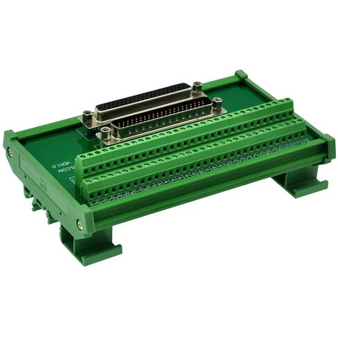 DIN Rail Mount DSUB DB62HD Male/Female Header Interface Module, D-SUB Breakout Board. in Kuwait