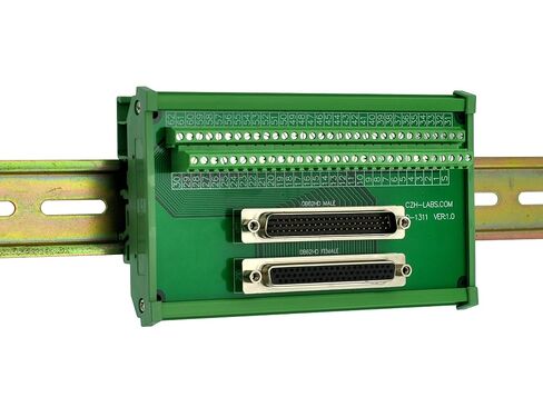 DIN Rail Mount DSUB DB62HD Male/Female Header Interface Module, D-SUB Breakout Board. in Kuwait