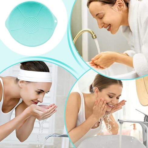 Ice Facial Bowl | Face Tub for Ice Bath | Foldable Water Basin, Reusable Silicone Solution for Morning Women Mother Friends Girls Sisters in Kuwait