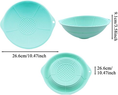 Ice Facial Bowl | Face Tub for Ice Bath | Foldable Water Basin, Reusable Silicone Solution for Morning Women Mother Friends Girls Sisters in Kuwait