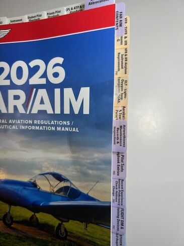 ASA Pre-Tabbed Far Aim Book (including all training stages), Private, Instrument and Commercial Maneuvers Poster Set. All in One. in Kuwait