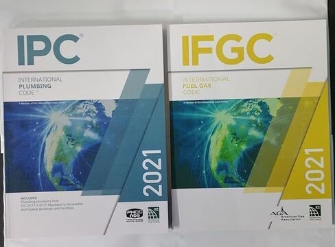 كود السباكة الدولي 2021 .(IPC 2021 & IFGC 2021) الكود الدولي لغاز الوقود (IFGC 2021) كومبو in Kuwait