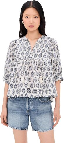Marea Women's Steph Indigo Meadow Top in Kuwait