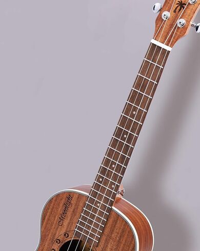 Winzz Baritone Ukulele 30 Inch for Beginners, KOA Ukelele Kit for Starter or Professional Best Selection Wood - Natural Matte in Kuwait