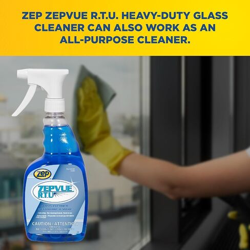 منظف ​​الزجاج Zep ZepVue جاهز للاستخدام - 1 كوارت (علبة بها 12 قطعة) 101001 in Kuwait