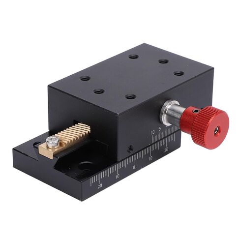 X Axes Displacement 40mm Travel Slide Gear Rack and Pinion Manual Fine Adjustment Small Accuracy Dovetail Slides in Kuwait