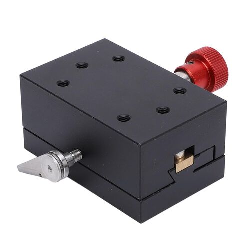 X Axes Displacement 40mm Travel Slide Gear Rack and Pinion Manual Fine Adjustment Small Accuracy Dovetail Slides in Kuwait