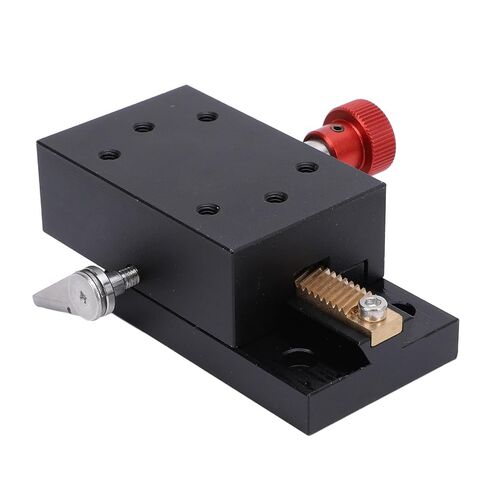 X Axes Displacement 40mm Travel Slide Gear Rack and Pinion Manual Fine Adjustment Small Accuracy Dovetail Slides in Kuwait