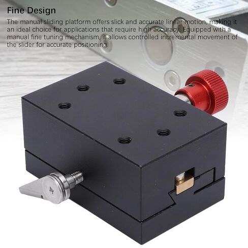 X Axes Displacement 40mm Travel Slide Gear Rack and Pinion Manual Fine Adjustment Small Accuracy Dovetail Slides in Kuwait