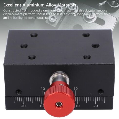 X Axes Displacement 40mm Travel Slide Gear Rack and Pinion Manual Fine Adjustment Small Accuracy Dovetail Slides in Kuwait