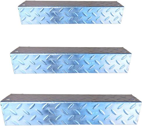 Outdoor Stair Kit - Sturdy Non-Slip Stainless Steel Steps for Hills & Steep Slopes - Weather-Resistant & Slip-Resistant with Long Steel Stakes - Ideal for Gardens in Kuwait