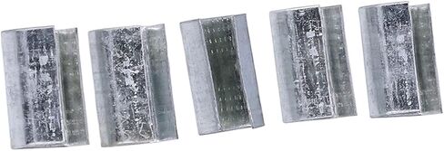 Garosa Metal Strapping Buckle, Galvanized Steel, 200pcs Heavy Duty Seals for 16mm PET Strap, Secure Goods to Pallets in Kuwait