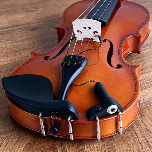 Violin Pickup Portable Piezo Pickup for Violin, Piezo Contact Microphone Wireless Pickup with Volume Control, Lightweight Bridge-Mounted Sensor Easy Installation No Instrument Modification in Kuwait