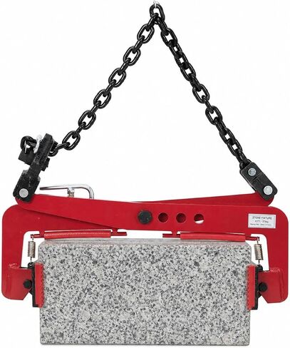 OUTLANE 716LBS Granite Lifting Clamp, Heavy Duty Stone Clamp, 4"-14" Adjustable Opening Vertical Stone Carrying Clamps for Concrete Block, Granite Slab, Marble Lifting & Transport in Kuwait