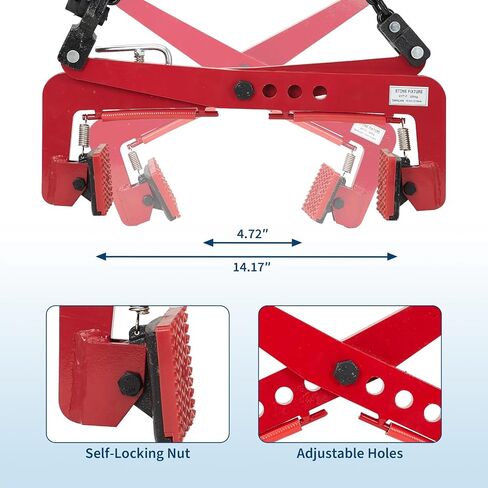 OUTLANE 716LBS Granite Lifting Clamp, Heavy Duty Stone Clamp, 4"-14" Adjustable Opening Vertical Stone Carrying Clamps for Concrete Block, Granite Slab, Marble Lifting & Transport in Kuwait