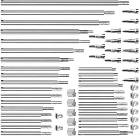 Holibanna Bassoon Repair Parts Replacement Kit with Screws and Threaded Rods, Metal Wind Instrument Repair Tool for Bassoon Parts Replacement, Sturdy and Easy to Replace Silver Accessories in Kuwait