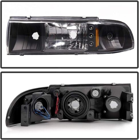 AKKON - لـ 91-96 Chevy Impala Caprice بديل شفاف قطعة واحدة من المصابيح الأمامية LED/مصابيح إشارة الزاوية يسار + يمين in Kuwait
