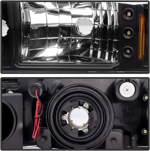 AKKON - لـ 91-96 Chevy Impala Caprice بديل شفاف قطعة واحدة من المصابيح الأمامية LED/مصابيح إشارة الزاوية يسار + يمين in Kuwait