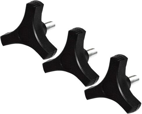 3 Pack Wing Nut Knob, 3/8-16 Thread Deck Adjustment Knob, Lawn Mower Replacement Fastener Knob 481625-01 in Saudi Arabia