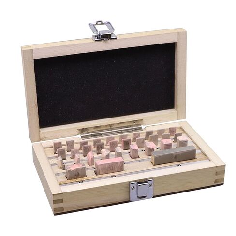 32 Pcs Metric Steel Gage Block Set High Accuracy Measuring Block Set Testing Gage Caliper Tool Set for Calibrating Grade 0 in Saudi Arabia