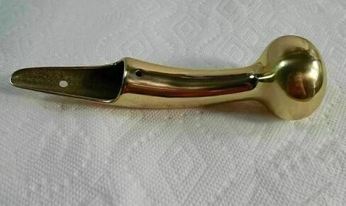Brass Hames Ball Knob Walking Cane Handle Replacement Decorative Walking Stick Top DIY Cane Making Accessory Gold Finish 8 Inch in Kuwait