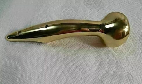 Brass Hames Ball Knob Walking Cane Handle Replacement Decorative Walking Stick Top DIY Cane Making Accessory Gold Finish 8 Inch in Kuwait