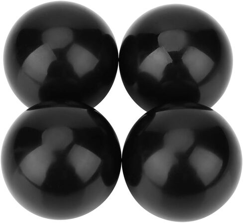 Walfront M12 Threaded Ball Knob, Plastic Machine Tool Handle 40mm Round Ball Knob, Polished Grip, Easy Installation, 6 Pack for Woodworking Printing Textile Automotive Equipment in Kuwait