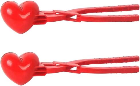 Heart Shape Durable Plastic Ball Making Clip Anti-Wear Ball Mould Tool for Fighting with Family Red 13.39 Inch All (Red #45) in Saudi Arabia
