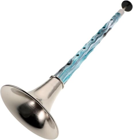 minkissy Suona Instrument D Key Traditional Chinese Folk Wind Instrument with Resin Body and Ink Painting Design Black Bowl for Beginners Wedding Celebration and Cultural Events in Kuwait