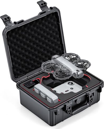 حافظة صلبة من STARTRC لملحقات DJI Air 3، حقيبة حمل مقاومة للماء لـ DJI Air 3 Fly More Combo مع وحدة تحكم DJI RC 2/RC-N2، حقيبة بدون طيار ذات سعة كبيرة مع حزام كتف in Saudi Arabia
