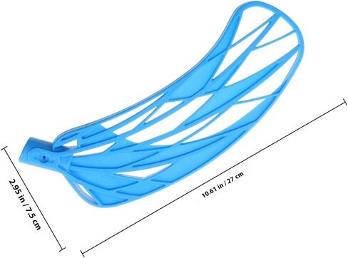 Street Hockey Stick Replacement Head Sturdy Pp Fiberglass Material, Versatile Design Reduces Risk of Injury, for Ball Hockey and Ice Use, Suitable for Athletes in Kuwait