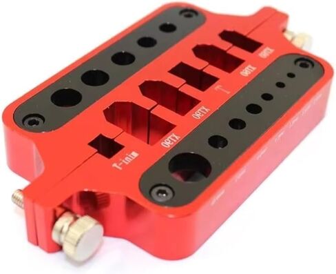 Rc Accessories Parts for XT60 XT90 Deans Banana Plug Connector RC Car Tools Parts Accessories Multifunctional Soldering Station Machine Fixture Insulation(Red) in Kuwait