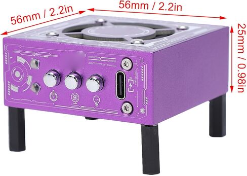 Portable Smoke Exhaust Fan 3 in 1 with Cooling Light, Efficient Curing for Soldering Tasks, Mini Size, 1 Unit in Kuwait