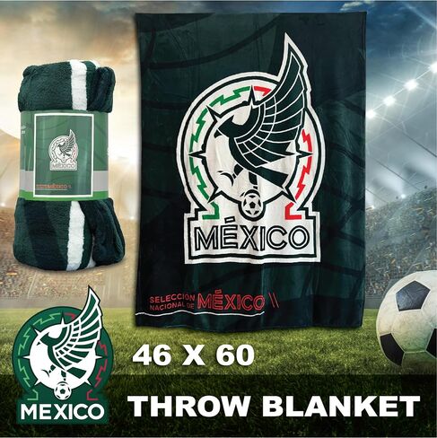 Mexico National Team Throw Sofa Blanket Size 46"x60" in Kuwait