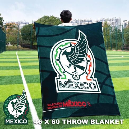 Mexico National Team Throw Sofa Blanket Size 46"x60" in Kuwait
