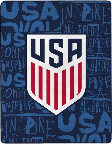 Northwest U.S. Soccer Disperse Silk Touch Throw Blanket, 46x60 inches in Kuwait