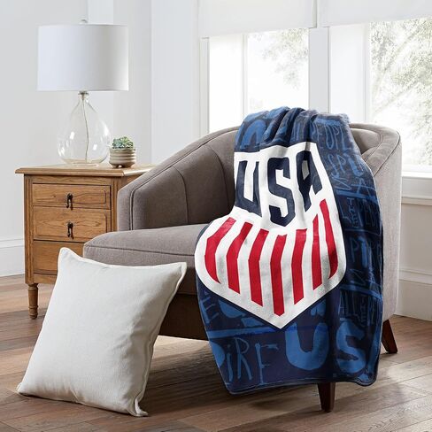 Northwest U.S. Soccer Disperse Silk Touch Throw Blanket, 46x60 inches in Kuwait