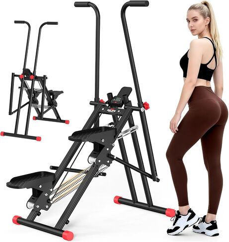 RELIFE REBUILD YOUR LIFE Stair Stepper for Home Exercise,New Version Stair Climber with Adjustable Resistance, Vertical Climber Cardio Exercise Machine for Full Body Workout, Extended Step Range in Kuwait