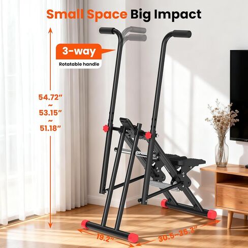 RELIFE REBUILD YOUR LIFE Stair Stepper for Home Exercise,New Version Stair Climber with Adjustable Resistance, Vertical Climber Cardio Exercise Machine for Full Body Workout, Extended Step Range in Kuwait