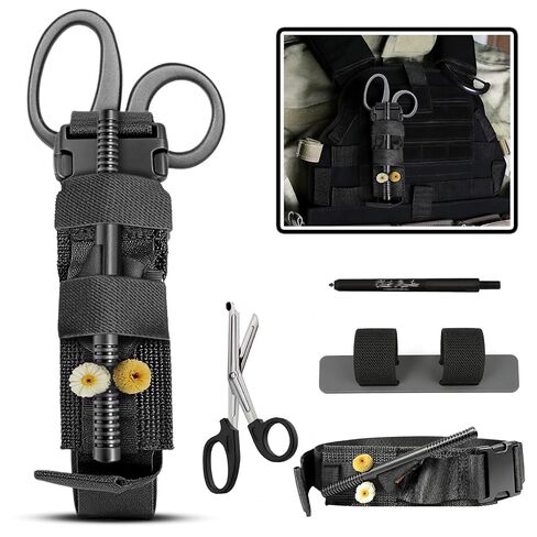 Tactical Tourniquet Medical Solutions with Molle Tourniquet Strap Holder for Bleeding Control Essential First Aid for Emergency Use in Kuwait