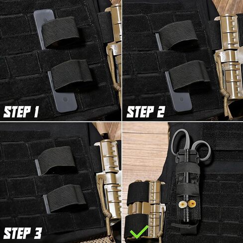 Tactical Tourniquet Medical Solutions with Molle Tourniquet Strap Holder for Bleeding Control Essential First Aid for Emergency Use in Kuwait