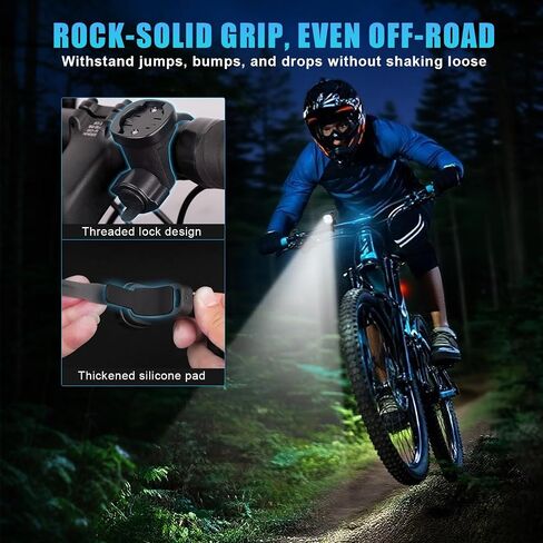 Bike Light for Night Riding, 2500LM Bicycle Headlight & Taillight, Multiple Modes, 3000mAh USB C Rechargeable Waterproof LED Bright Bike Headlights for Cyclists and Road Mountain and Commuters in Kuwait