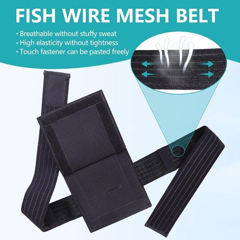 ENLUNTRA Breathable Feeding Tube Belt, Concealed and Comfortable Gastric Stoma G-Tube Accessories, Peritoneal Dialysis Belt, Adult Dialysis Feeding Tube Supplies with Large Square Feeding Tube Bag in Kuwait