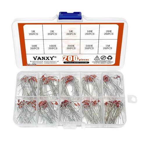 10 Values MF58 NTC Thermistor 200pcs 1K 2K 5K 10K 20K 50K 100K 200K 500K 1M Ohm Thermistors Resistors 3950B 1% Temperature Sensors in Kuwait