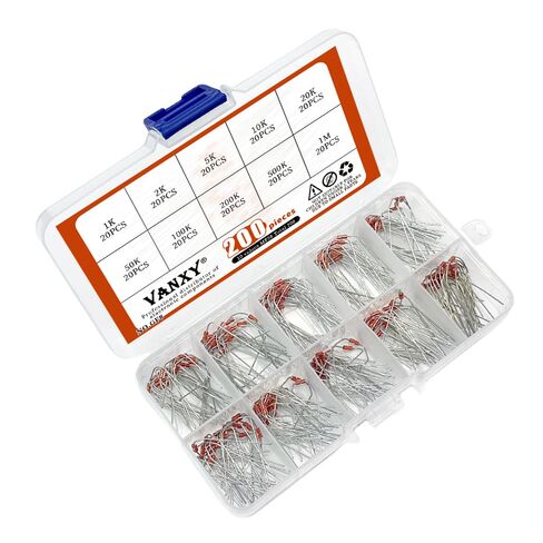 10 Values MF58 NTC Thermistor 200pcs 1K 2K 5K 10K 20K 50K 100K 200K 500K 1M Ohm Thermistors Resistors 3950B 1% Temperature Sensors in Kuwait
