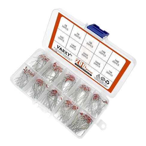 10 Values MF58 NTC Thermistor 200pcs 1K 2K 5K 10K 20K 50K 100K 200K 500K 1M Ohm Thermistors Resistors 3950B 1% Temperature Sensors in Kuwait