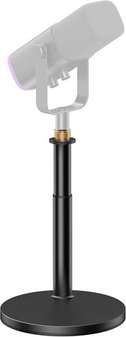 InnoGear Desktop Microphone Stand, Telescopic Table Mic Stand for Desk Adjustable with Mic Clip 5/8" to 3/8" Screw for Blue Yeti HyperX QuadCast SoloCast Snowball Fifine Shure SM7B and Other Mic in Kuwait