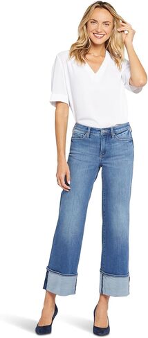 NYDJ Women's Teresa Deep Cuff in Lovesick in Kuwait